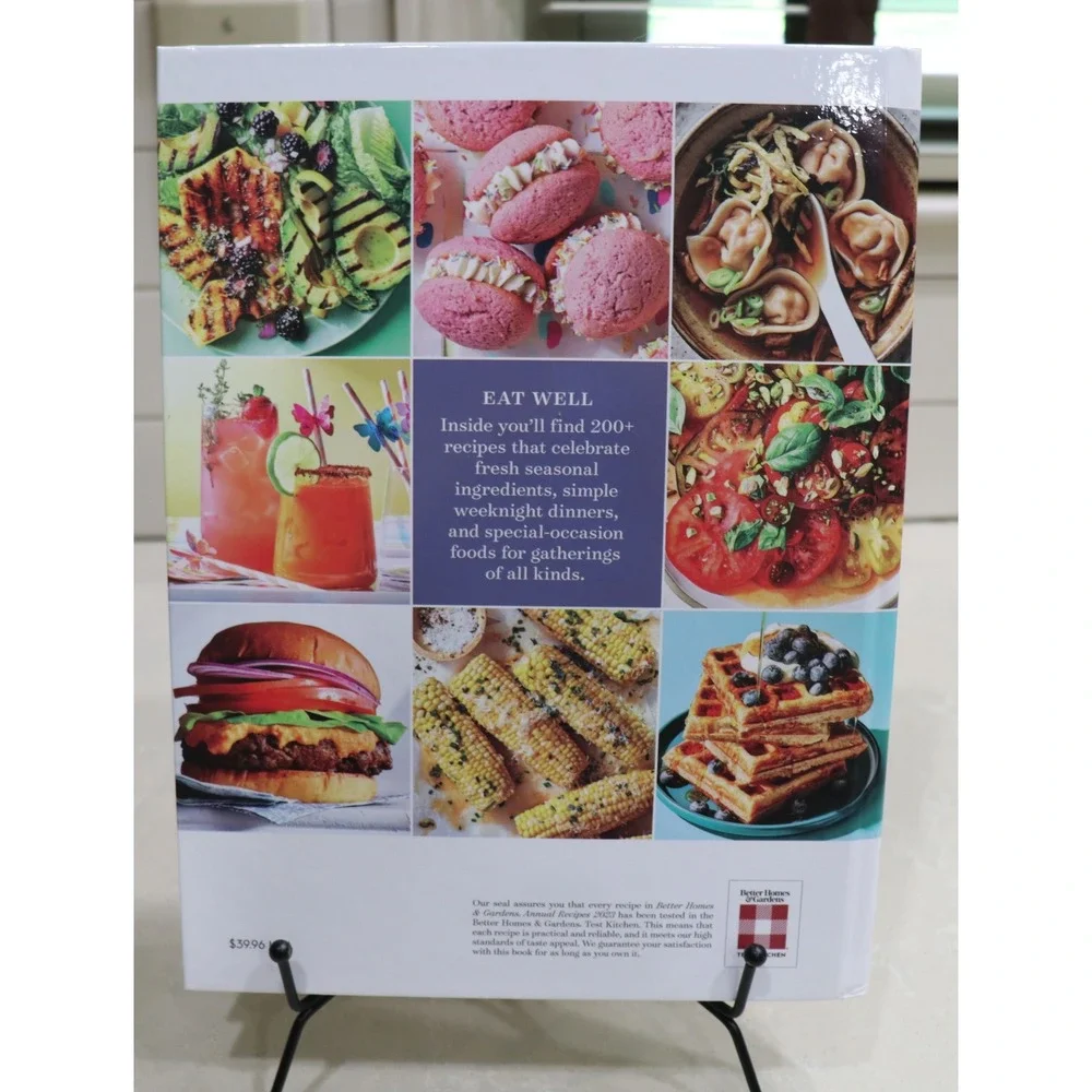 Better Homes and Gardens Annual Recipes 2023 Hardcover Cookbook 200+ Recipes